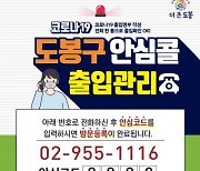 도봉구, 다중이용시설·소상공인 '안심콜 전화 출입명부 서비스' 개시