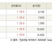 [fnRASSI]오늘의 상한가, 삼일 29.9% ↑