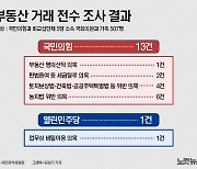 부동산 전수조사 결과..국민의힘 13건 적발[그래픽뉴스]