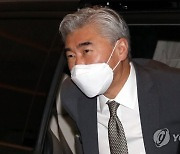 통일부, 방한 성김 美대북대표와 오늘 고위급 협의