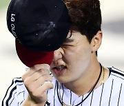 이민호, 8회까지 1실점 '좋았어!' [MK포토]