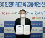 인천 중구, '2030 인천미래교육 공동비전선언 선포식' 공동 참여