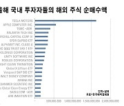 올해도 서학개미 '원픽'은 테슬라.. 작년보다 3000억원 더 샀다