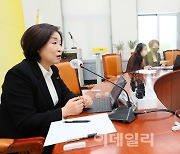 [포토]온라인 기자간담회로 대선 출마선언하는 심상정