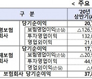 상반기 보험사 순익 50%↑..금감원 "삼성전자 배당 영향..향후 전망 불투명"