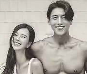 송재희♥지소연, '헬린이 부부'라더니..'찐부부'라 찍을 과감한 속옷 화보