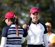 노예림-하리가에, 둘째날 포볼에서 미국의 유일한 승리..유럽, 솔하임컵 2점차 리드 [LPGA]