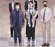 [bnt포토] '2021 미스터 인터내셔널 코리아'에서 기념촬영하는 신종오 대표-3위 이재호-박청우