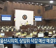 울산시의회, 상임위 삭감 예산 예결위 '부활' 논란