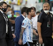킥오프 5분 만에 취소된 브라질-아르헨티나 경기..FIFA 징계 착수