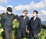농축산물 수급 상황 점검하는 이억원 차관
