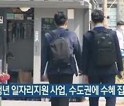 "청년 일자리지원 사업, 수도권에 수혜 집중"