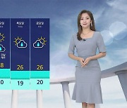 [날씨] '서울 30도' 일교차 주의..제주 태풍 간접 영향