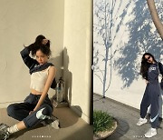 손나은, 힙한 스타일+여신 미모 '오늘도 리즈 갱신' [리포트:컷]
