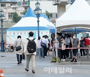[포토] 서울역 임시선별검사소