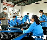 생산 열의 높여가는 북한 평양기료품분공장