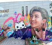 고양시, BTS RM 벽화 그린 관광특구에 한류테마거리 조성