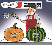 한국일보 9월 14일 만평