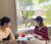 '쌍둥이 예비맘' 성유리, 한지혜 만나 육아토크? 그림같은 데이트 [N샷]