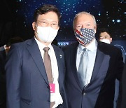 [포토]마이크 폼페이오 전 미국 국무장관과 만난 송영길 대표