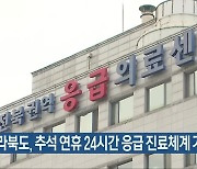 전라북도, 추석 연휴 24시간 응급 진료체계 가동