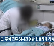 전라북도, 추석 연휴 24시간 응급 진료체계 가동