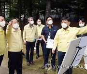 이승우 재난안전관리본부장, 태풍 대비 청주 용암지하차도 점검