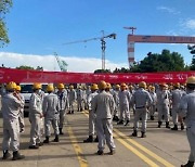 中 노동자 수천명, 삼성중공업 조선소 철수 결정에 '항의 시위'
