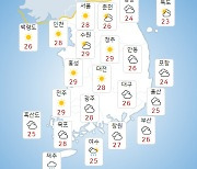 오늘(15일) 제주·전남·경남 비..중부 대체로 맑음