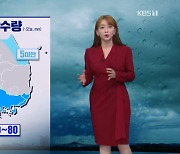 [라인 날씨] 제주·전남·경남에 비..제주도 강풍 주의