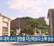 전북 일부 대학 수시 경쟁률 지난해보다 소폭 상승