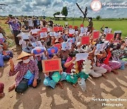 '쿠데타군부와 전쟁선포' 1주일, 미얀마 곳곳 시위-폭발