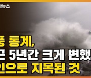 [자막뉴스] 태풍 통계, 최근 5년간 크게 변했다..원인으로 지목된 것