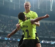 [UCL 리뷰] '벨링엄-홀란드 골'..BVB, 베식타스에 2-1 승리