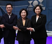 정의당 경선 첫 TV토론..'조국 사태 책임론' 공방