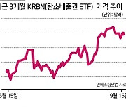 '탄소배출권 투자' ETF 상품 이달 말 첫 출격