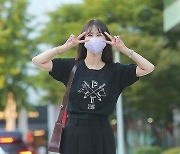 [포토] 박소현, 출근길 브이
