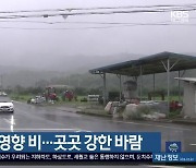 대구·경북 태풍 '찬투' 영향 비..곳곳 강한 바람