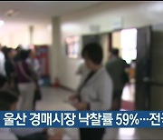 8월 울산 경매시장 낙찰률 59%..전국 최고