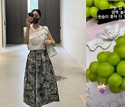 '김수미 며느리' 서효림, 출산 후에도 여전한 입맛 "한 송이 혼자 다 먹을 기세"