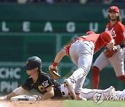 박효준, 4경기 만에 안타..MLB 첫 도루 성공