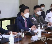 박병석 국회의장, 국군의무사령부 격려방문해 인사말