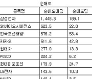 [표] 거래소 기관 순매수도 상위종목(17일)