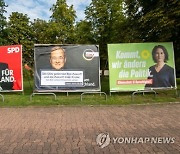 GERMANY ELECTION PLACARDS
