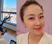 '강남 90평대 아파트 거주' 김지혜, 집에서 운동하는데 한강뷰 "함께할 건가 갈갈이" [TEN★]