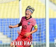'차범근 넘었다!' 지소연 한국축구 A매치 최다골 기록 경신..몽골전 '대승'
