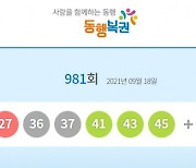 981회 로또 1등 13명..당첨금 각 19억9000만원