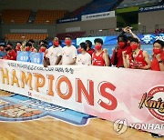 서울SK, 2021 MG새마을금고 KBL 컵대회 우승