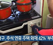 대구, 추석 연휴 주택 화재 42% '부주의'