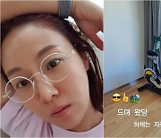 '박준형♥' 김지혜, 90평 아파트는 운동방도 한강뷰..없던 살도 빠지겠네